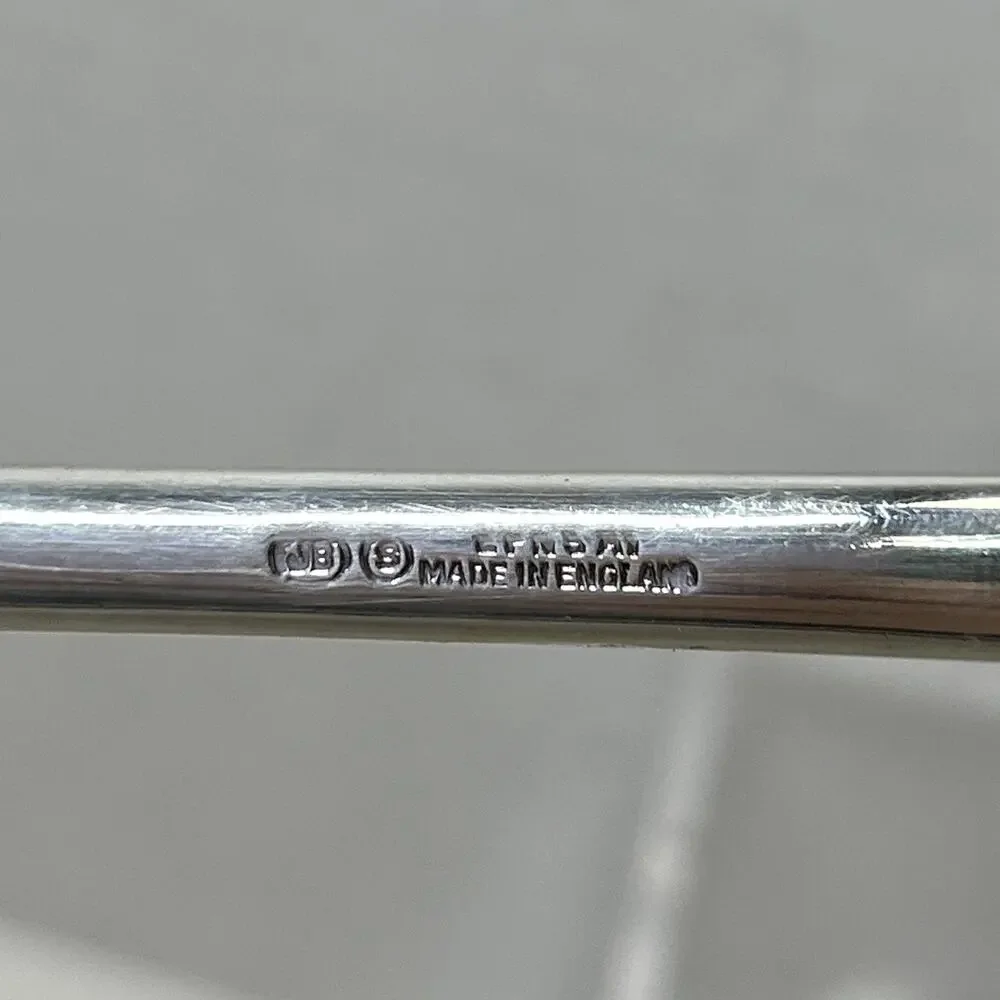 Vtg JB Silver Plate Punch/ Soup Ladle Double Lip 12